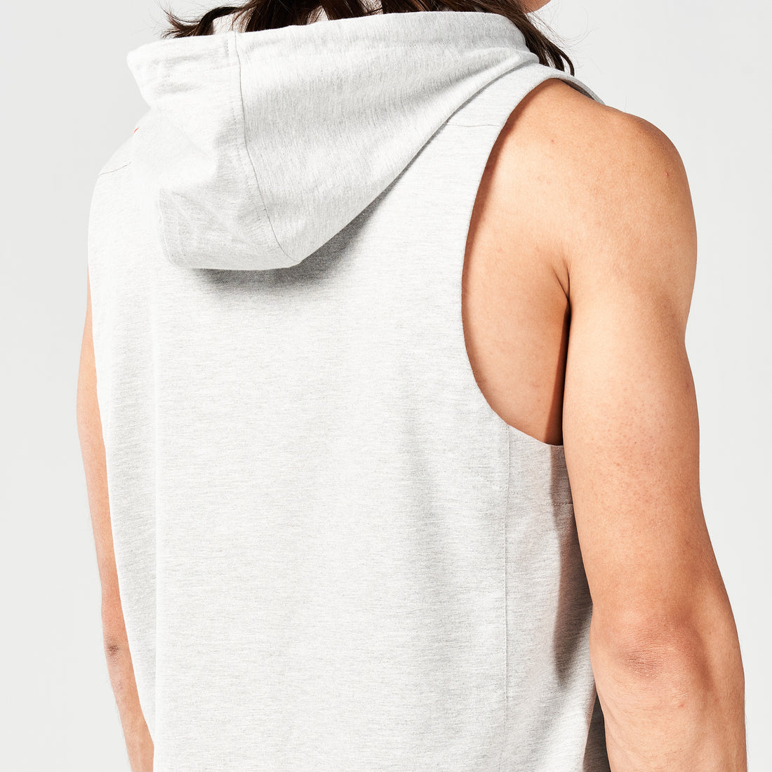 Code Hooded Tank - Grey Marl